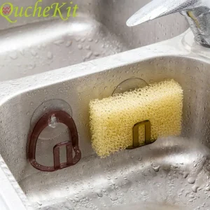 Étagère de rangement de cuisine, ventouse évier égouttoir étagère de salle de séjour serviette éponge support de rangement crochets de Robe Étagère de rangement de cuisine, ventouse évier égouttoir étagère de salle de séjour serviette éponge support de rangement crochets de Robe