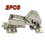 Charnière à grand angle de 175 degrés, 2 pièces, pour vêtements, armoire de cuisine, porte, tampon de dégagement, charnière d&rsquo;angle spéciale