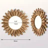 Miroir mural en bois – vue 6