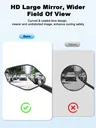 Rétroviseur rotatif guidon universel vélo moto scooter… – vue 5