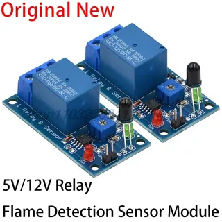 Module de capteur de détection de flamme infrarouge IR 1 canal 5V 12V