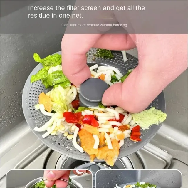 Filtre de vidange d'évier de cuisine US/EU – vue 2