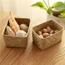 Panier de rangement en osier tissé – vue 3