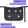 Tablier de coiffeur noir professionnel imperméable… – vue 6