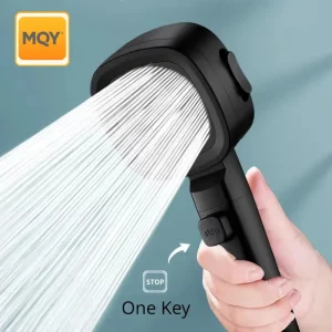 MQY pomme de douche haute pression 3 Modes ensemble de pomme de douche réglable salle de bain intelligente nouvelle pomme de douche réglable accessoires pulvérisateur MQY pomme de douche haute pression 3 Modes ensemble de pomme de douche réglable salle de bain intelligente nouvelle pomme de douche réglable accessoires pulvérisateur