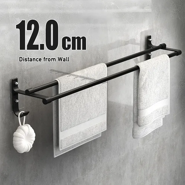 Porte-serviettes mural pour salle de bain – vue 4