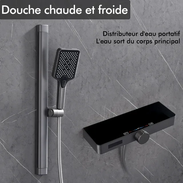 Ensemble de système de douche – vue 3