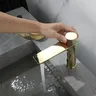 Mitigeur lavabo capteur infrarouge laiton doré monobloc… – vue 4
