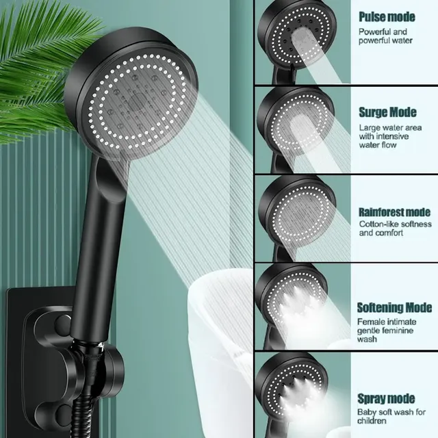HOHigh Pression Déterminer Pommeau De Douche 5 Modes… – vue 2