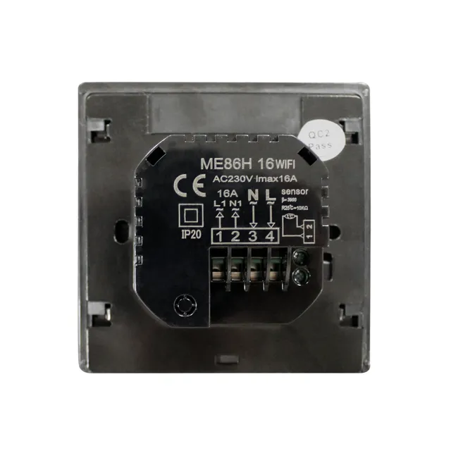 Thermostat d'ambiance WiFi intelligent – vue 3