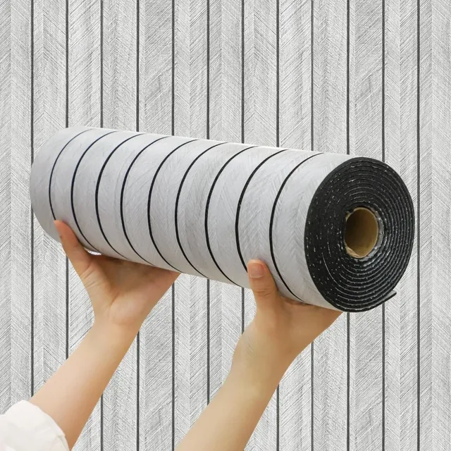 Panneaux muraux 3D en fausse bois – vue 2