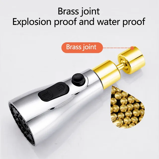 Tête de robinet de cuisine extractible 360 ° Robinet de… – vue 4