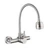 Robinet de cuisine mural en acier inoxydable – vue 2