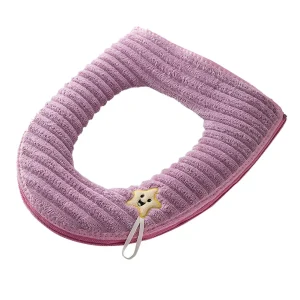 Juste de siège de toilette imperméable, coussin chaud et doux, accessoires chauffants lavables, Closestool Juste de siège de toilette imperméable, coussin chaud et doux, accessoires chauffants lavables, Closestool