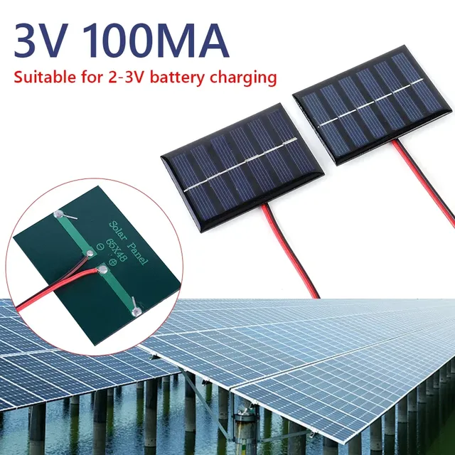 Panneau solaire avec câble – vue 2