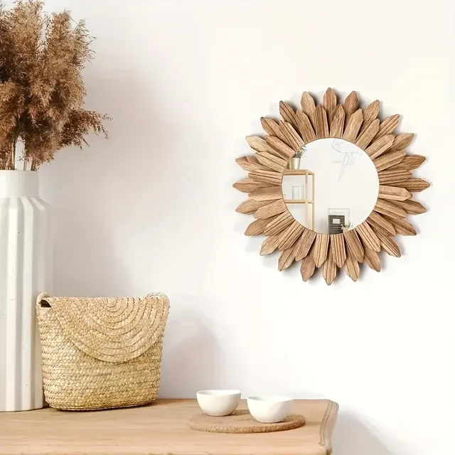 Miroir mural en bois – vue 5