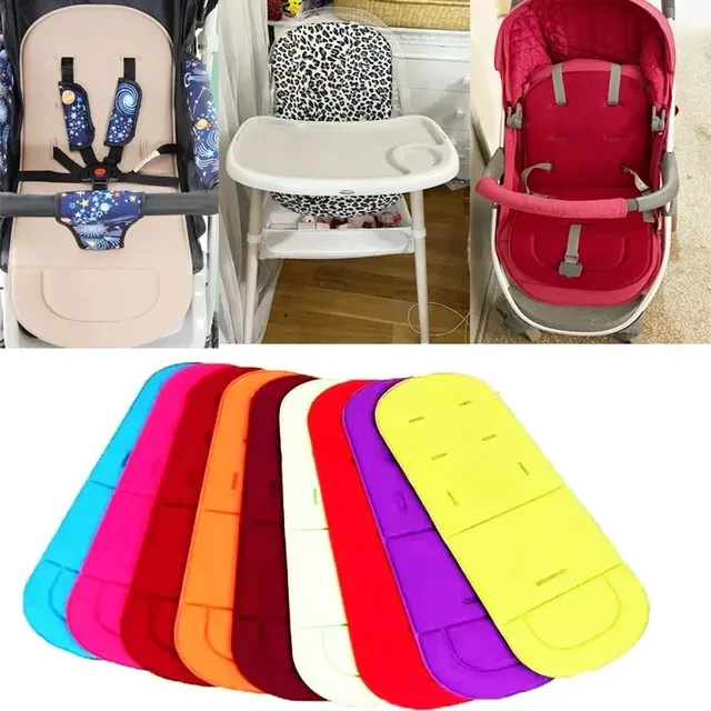 Grand coussin siège poussette bébé matelas souple… – vue 3