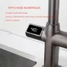 Mitigeur cuisine col cygne noir mat écran numérique… – vue 4