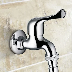 Robinet de Machine à laver mural, vadrouille, robinet en acier inoxydable, robinet de jardin extérieur Robinet de Machine à laver mural, vadrouille, robinet en acier inoxydable, robinet de jardin extérieur