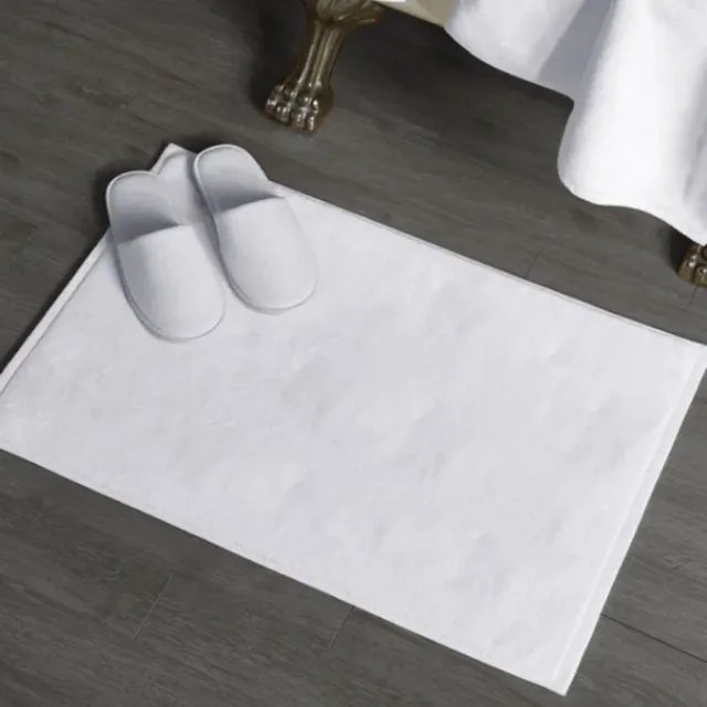 Serviette de Sol Blanche Épaisse