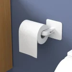 Porte-papier hygiénique sans poinçon, 1 pièce, support de rouleau de papier sous armoire, cintre de mouchoirs, support de rangement pour salle de bains, toilettes, cuisine, organiser