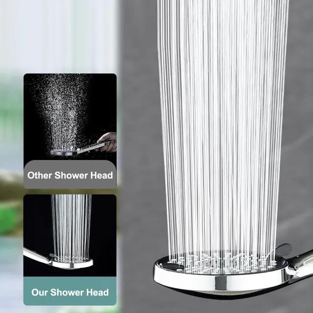 Pommeau de douche avec tuyau – vue 3