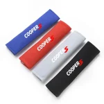 Coussinets de couverture d&rsquo;épaule de ceinture de sécurité en peluche douce, pour Cooper S R53 R52 R56 F57 F55 F56, accessoires d&rsquo;intérieur de voiture