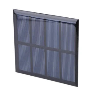 Chargeur de panneau solaire 3W 2V panneaux solaires extérieurs polycristallins éclairage de cour léger anti-rayures pour Batteries 1.5V-2V