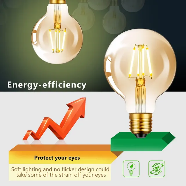 Ampoule LED Edison variable 4W 8W Antique rétro Vintage… – vue 3