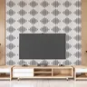 Panneaux muraux acoustiques ajourés 3D – vue 3