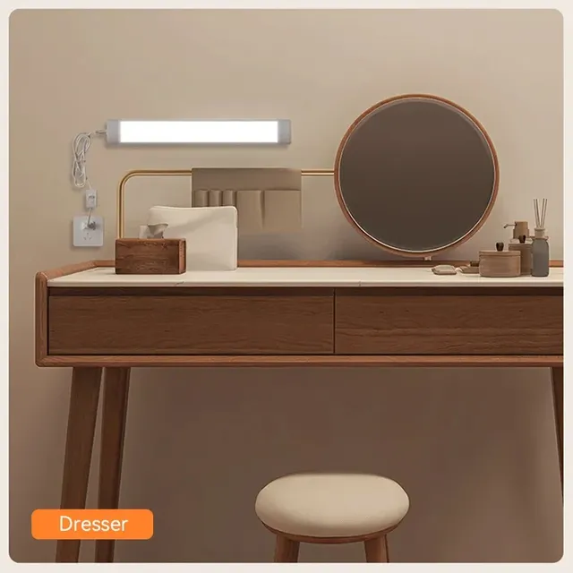 Applique led murale miroir tubulaire opalin diffuseur… – vue 4