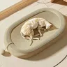 Lit ovale à gratter pour chat – vue 3