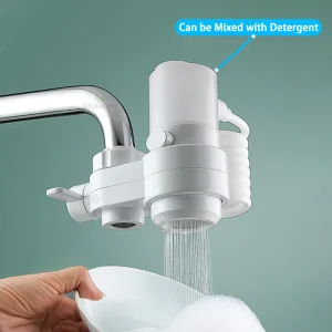 Système de purificateur de robinet de maison, ioniseur, détartrant, distillateur, purificateur d&rsquo;eau avec filtre en céramique lavable, accessoires de cuisine