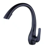 Becola – évier de cuisine noir, robinets chauds et froids au Design créatif, deux méthodes de sortie d&rsquo;eau, Assurance qualité