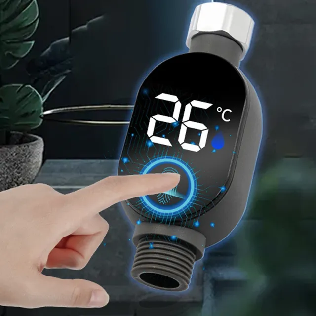 Thermomètre de douche LED pour tuyaux d'eau de 1 à 2… – vue 6