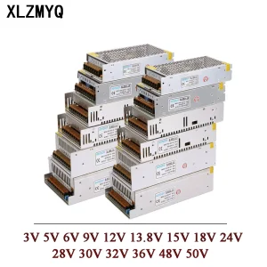 3V 5V 6V 9V 12V 18V 24V 30V 36V 48V 50V alimentation SMPS AC-DC 220V à 5V 12V 24V 1A 2A 5A 10A 20A 30A alimentation à découpage