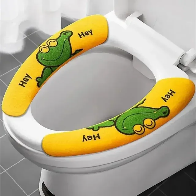1 paire de pâte siège de toilette mignon épais collant… – vue 5