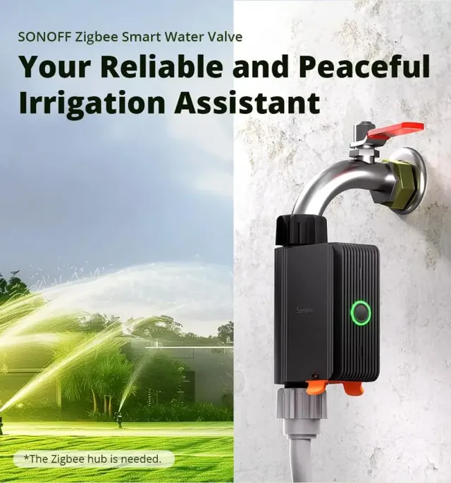 SONOFF SWV vanne d'eau Zigbee robinet contrôleur… – vue 2