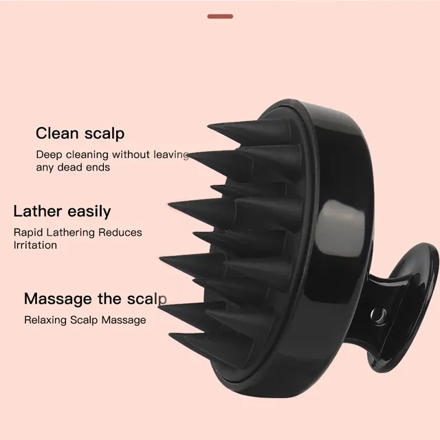 Peigne de Massage du cuir chevelu en Silicone – vue 3