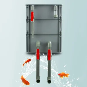 système filtration eau aquarium décanteur plastique rigide gris mat circulation oxygénation cyclique puissante purge réglable robinets levier rouge raccords tuyaux système filtration eau aquarium décanteur plastique rigide gris mat circulation oxygénation cyclique puissante purge réglable robinets levier rouge raccords tuyaux