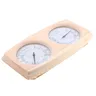 Thermomètre hygromètre sauna bois clair double cadran… – vue 4