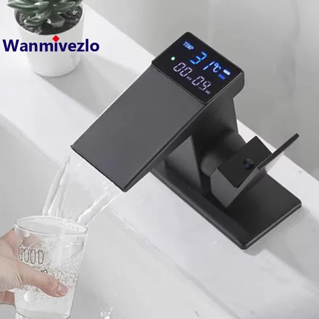 Robinet d'évier de lavabo à affichage numérique… – vue 2