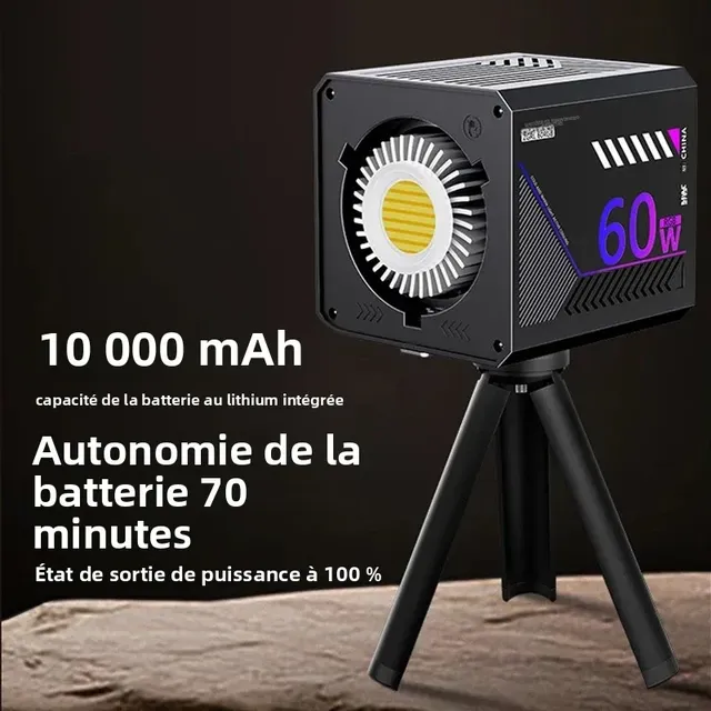 Lumière vidéo RGB Portable LED – vue 5