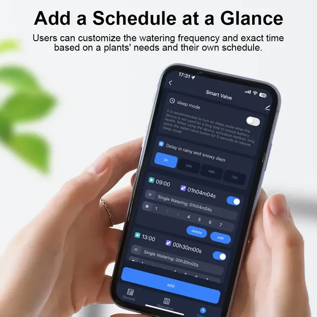 Minuterie d'arrosage intelligente Tuya Wifi – vue 5