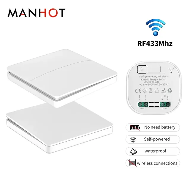 Interrupteur mural intelligent sans fil