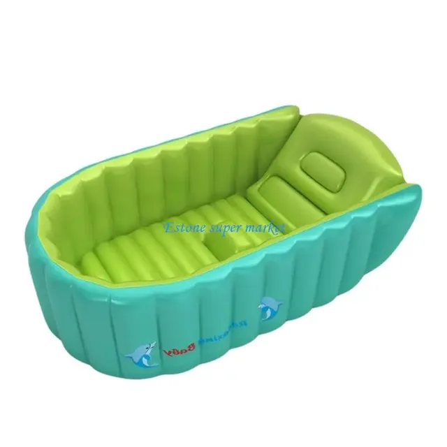 Baignoire gonflable bébé PVC pliable portable motif… – vue 3