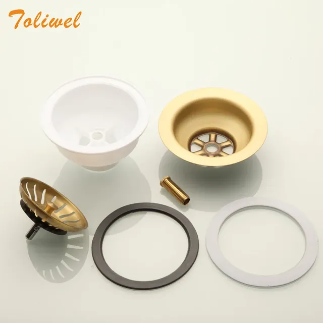 Kit vidange évier cuisine 114mm crépine panier filtrant… – vue 4