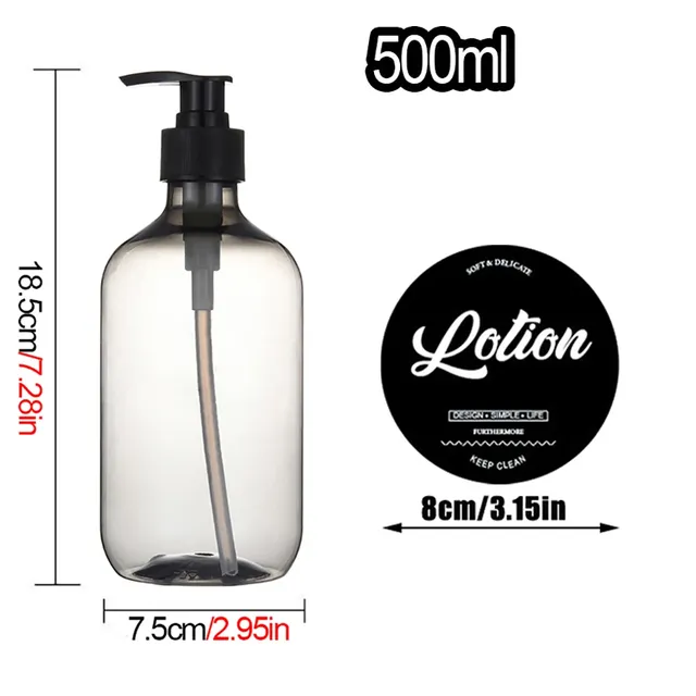 Distributeur de pompe à savon avec étiquettes étanches – vue 6