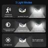1/2/4/6 pièces 100 mur LED lumières lampe solaire… – vue 6