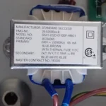 Transformateur de puissance AC 240V, tension d&rsquo;entrée 8W 50/60Hz, 2×21.9V, tension de sortie 65mA, noyau magnétique, type à cadre ouvert